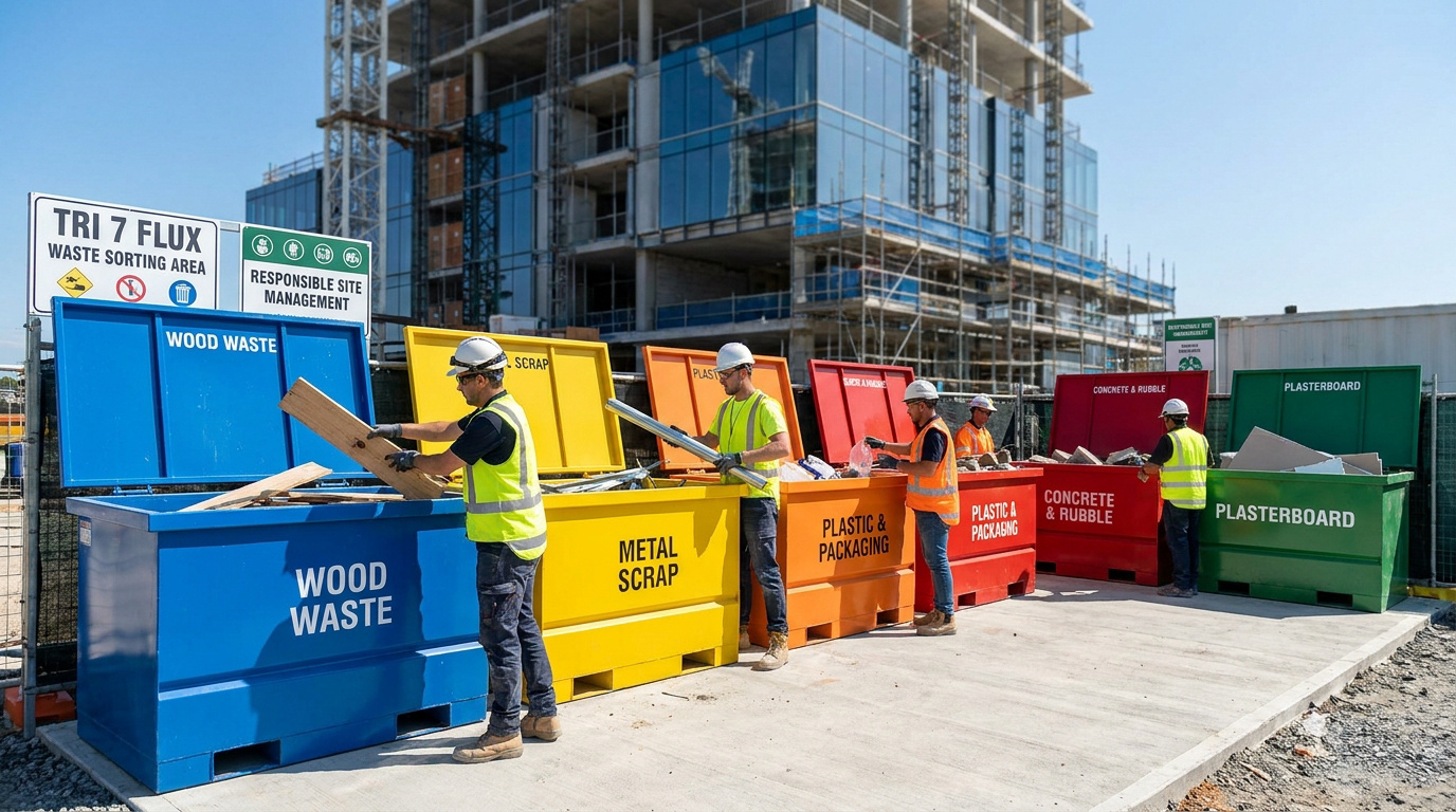 Gestion des déchets de construction : le guide pratique pour un chantier propre et conforme